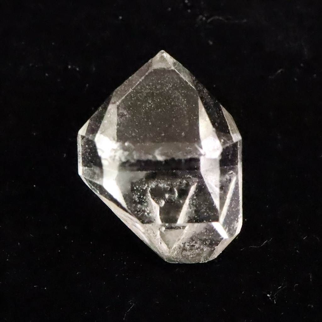 米国NY州産 ハーキマーダイヤモンド AAA+ 13mm原石 結晶 1.06g 【榎本