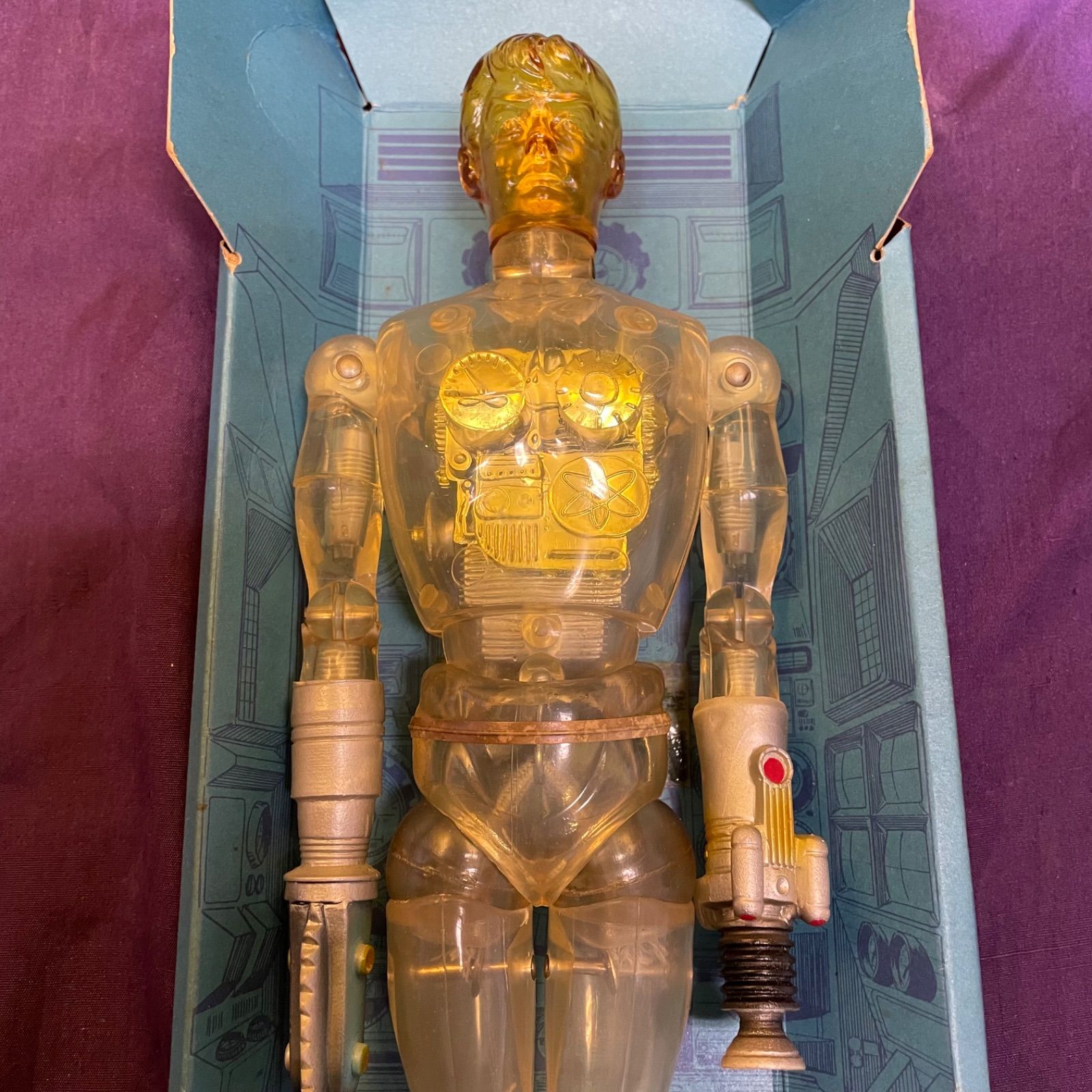 未使用】旧タカラ 当時物 変身サイボーグ1号 ゴールド 金 - メルカリ