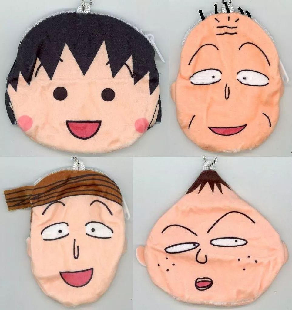 中古】バッグ 全4種セット 「ちびまる子ちゃん ぬいぐるみポーチ2 