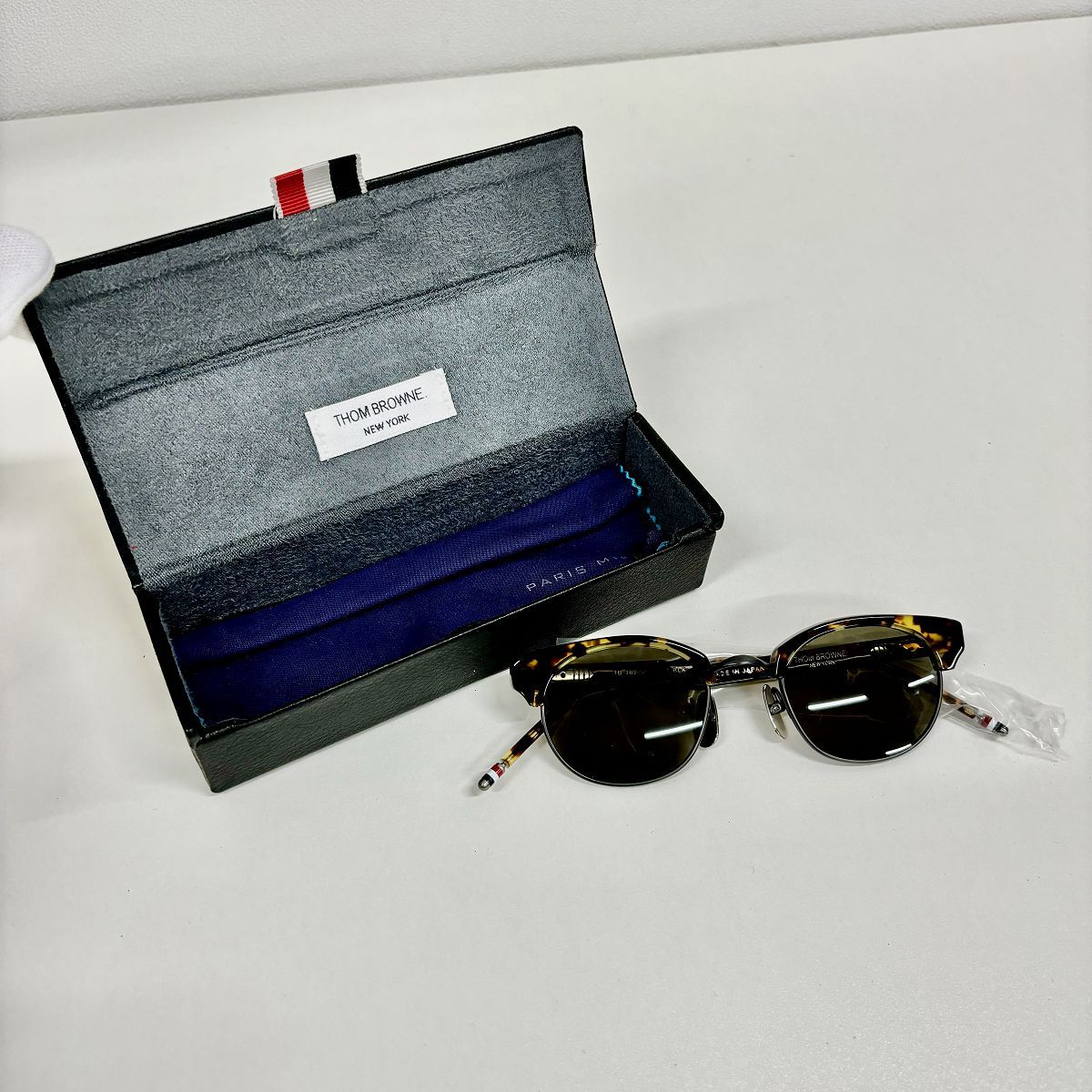 THOM BROWNE/トムブラウン サングラス/アイウェア TB-702-B-T-TKT-BLK-47