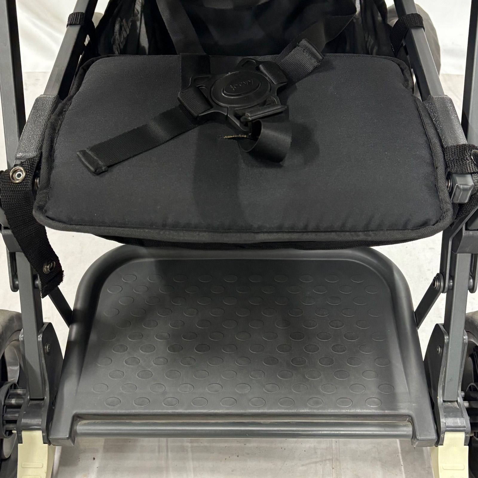 斬新 大人気 Joovy Caboose Ultraglight 2人乗ベビーカー ジュービー ブラック 黒 説明書付き 【人気新作】