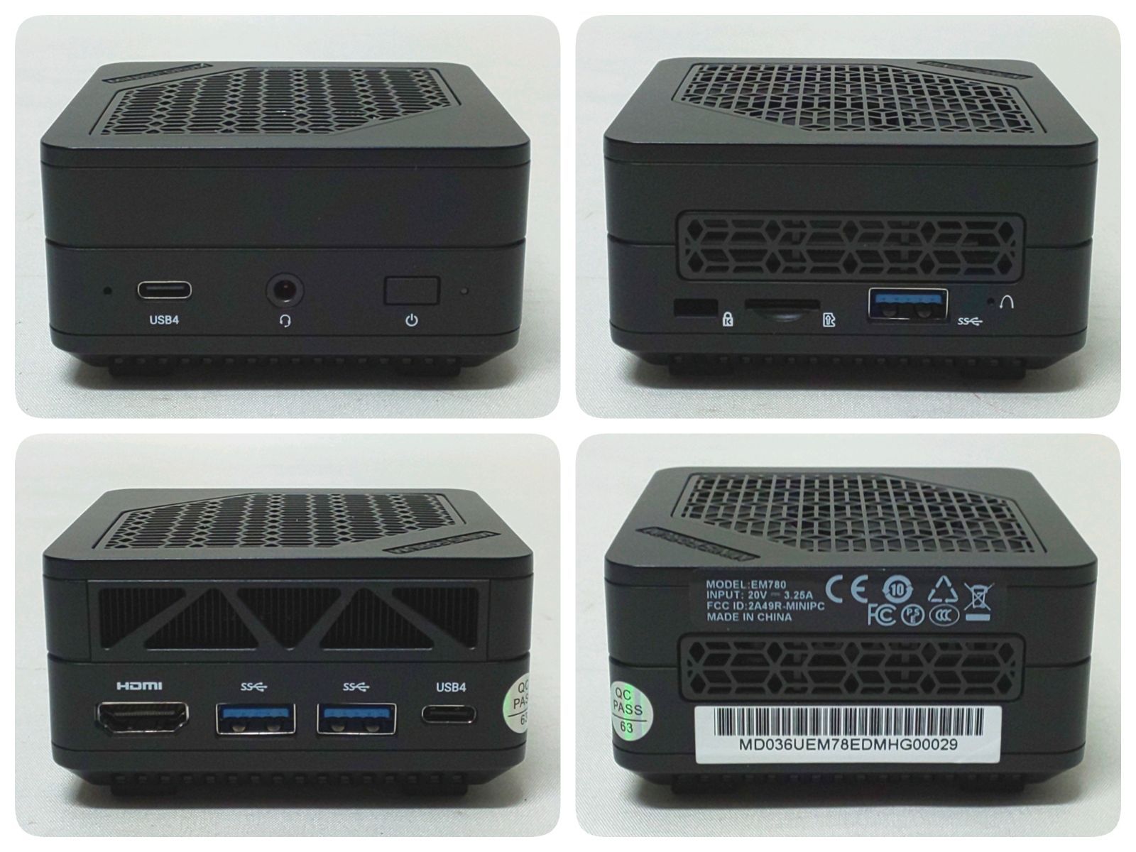 中古品】 MINISFORUM Mercury Series EM780 ミニPC 【浜館65-234 中古品】 MINISFORUM Mercury Series EM780 ミニPC 【浜館65-234