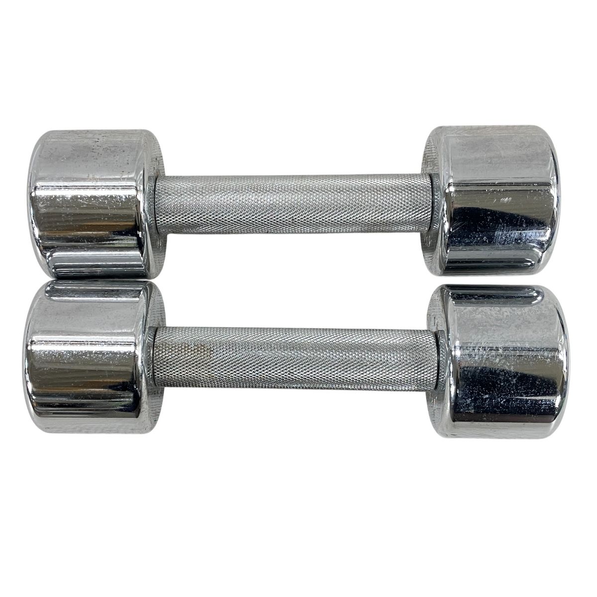 IVANKO クロームダンベル 回転式 4kg×2 ペア イヴァンコ 中古