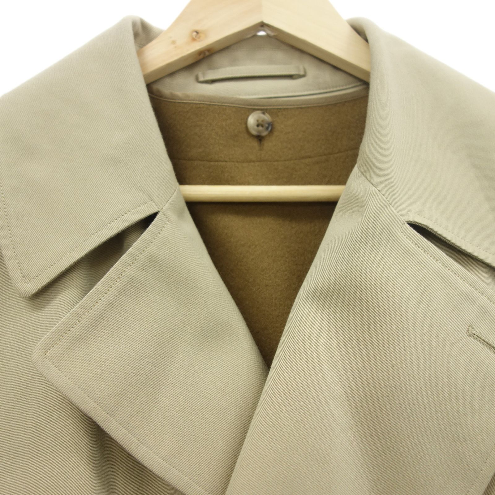 comoli コットンギャバ タイロッケンコート 22aw サイズ3 タグ付き 