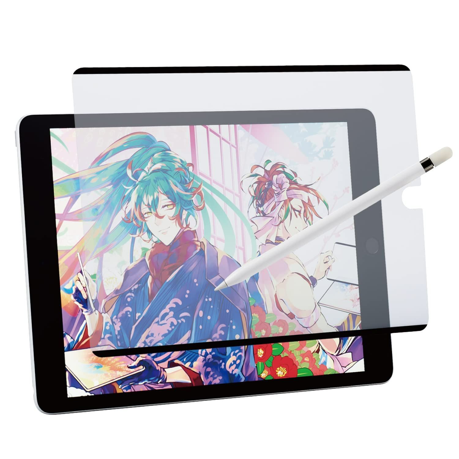 【新着商品】第9/8/7世代 (2021/2020/2019年) 10.2 ペーパーテクスチャ iPad フィルム 紙のような描き心地 エレコム 着脱式 ケント紙 【リニューアル】 ブルーライトカット TBWA21RFLNSPLL エレコム(ELECOM)