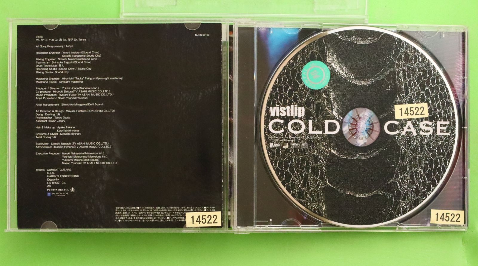 【新品】COLD CASE/vistlip 国内盤CD☆ヴィストリップ/vistlip□ COLD CASE(lipper