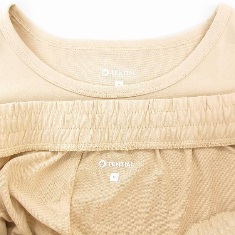 TENTIAL ベージュ ルームウェア 上下セット M テンシャル TENTIAL