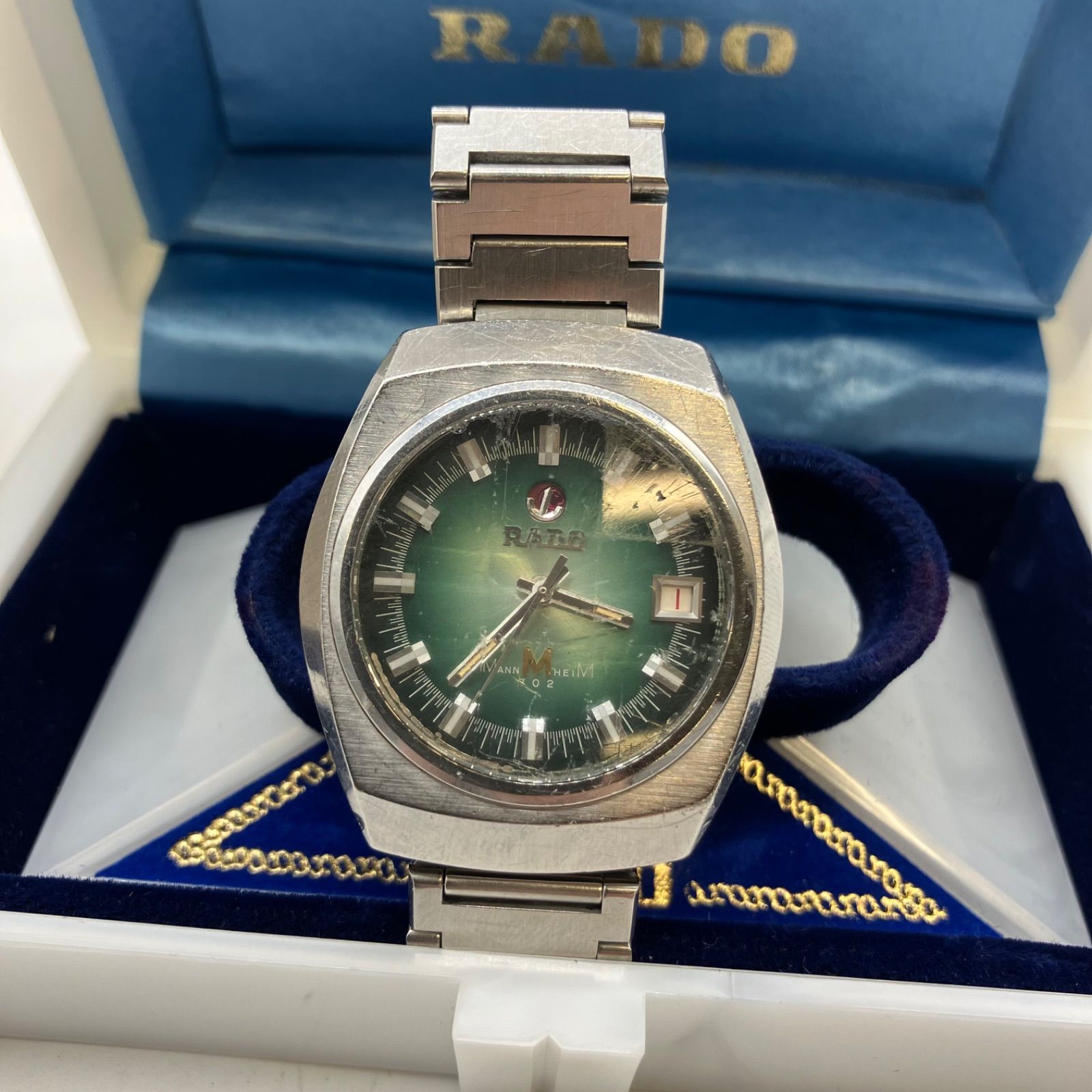 ジャンク品S6825 ＜ジャンク＞RADO ラドー Mannheim マンハイム 自動 
