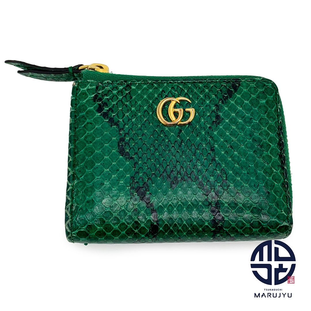 GUCCI コンパクトウォレット　コインパース 楽天市場】GUCCI グッチ ガゼット小銭入れ付きコンパクト