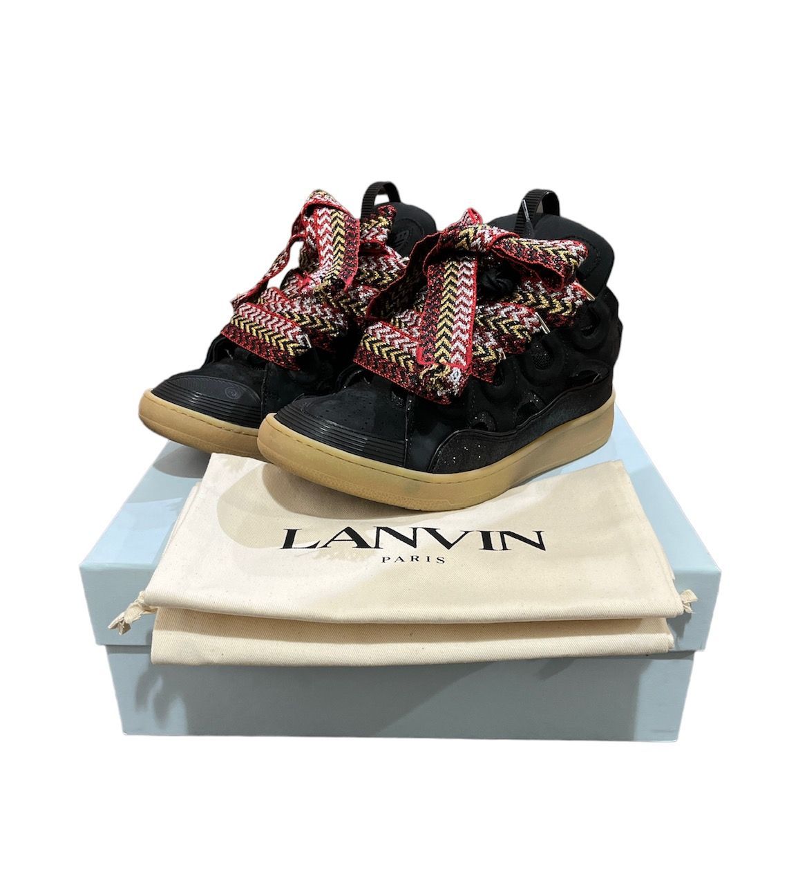 リミテッドエディション　LANVIN カーブ スニーカー　ブラック Lanvin Curb スニーカー | ブラック | FARFETCH JP