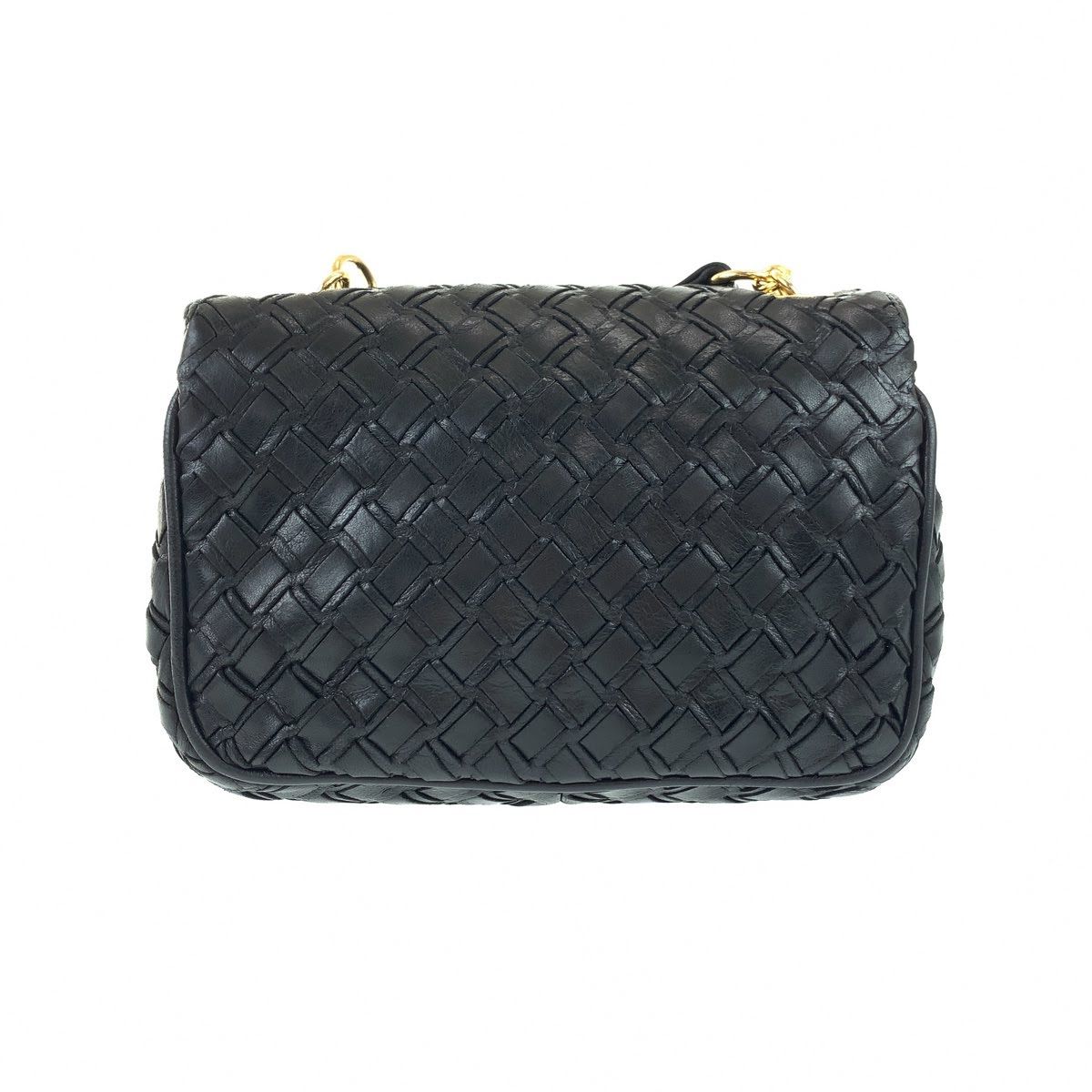 美品 BALLY バリー ヴィンテージ ゴールド金具 ブラック