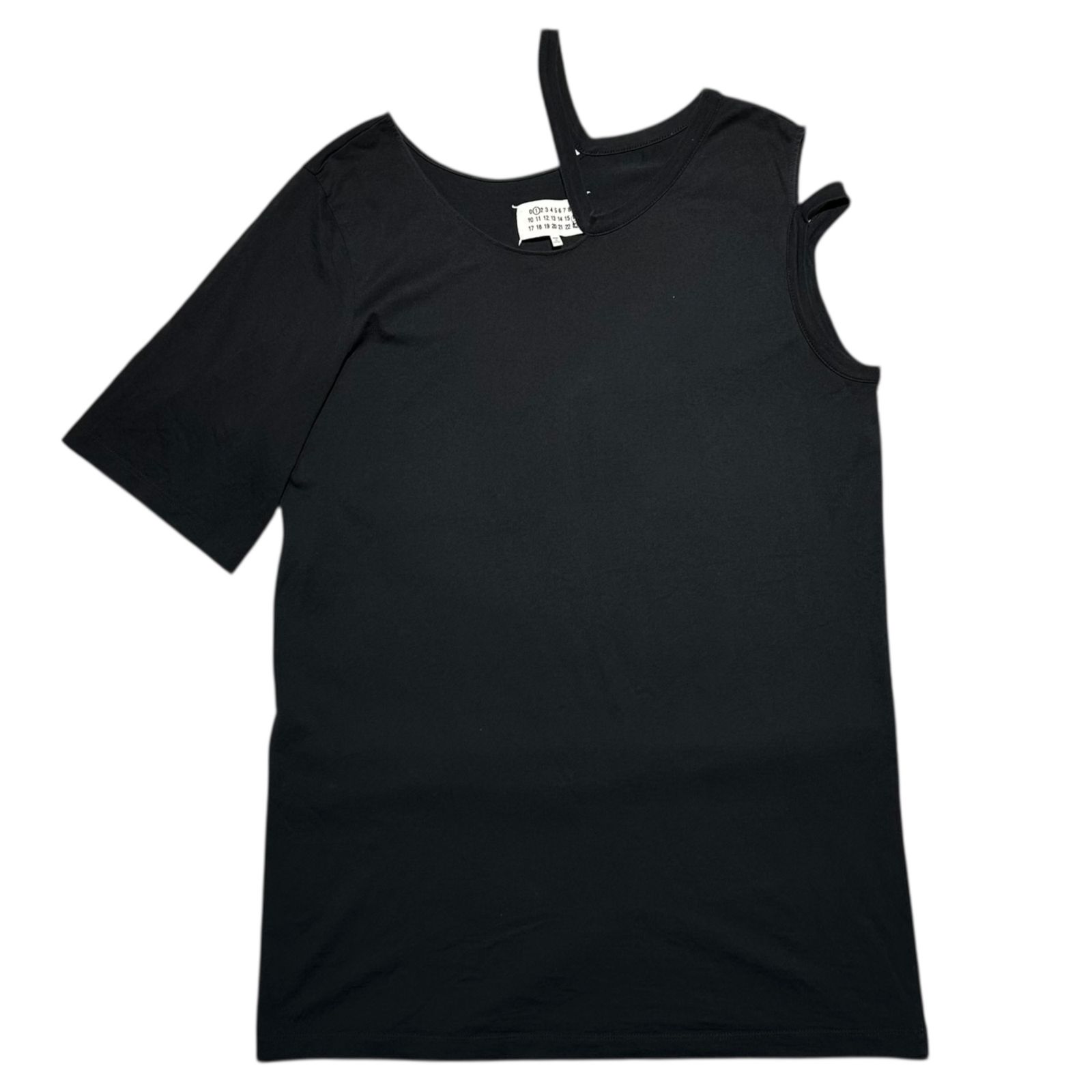 MAISON MARGIELA(メゾンマルジェラ) 18SS Asymmetry sleeve T-Shirt 