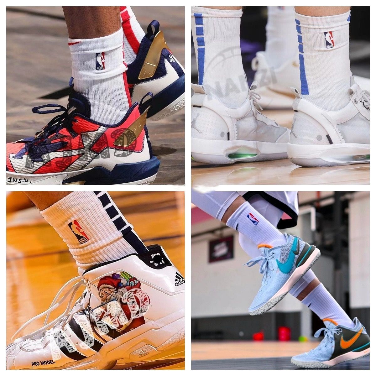 NIKE Elite CREW エリート クルーソックス 2足セット NBA ホワイト