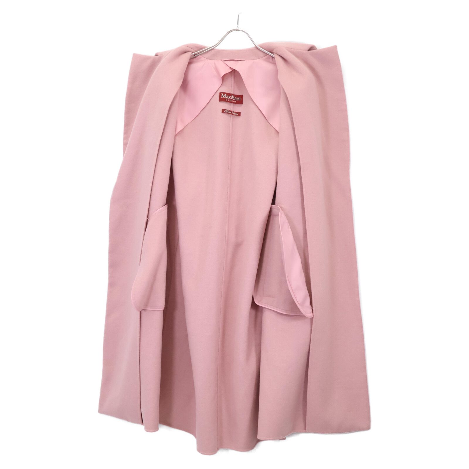 MAXMARA STUDIO マックスマーラスタジオ ピンク ウールカシミヤ混 クチート MAXMARA STUDIO マックスマーラスタジオ ピンク ウールカシミヤ混 クチート