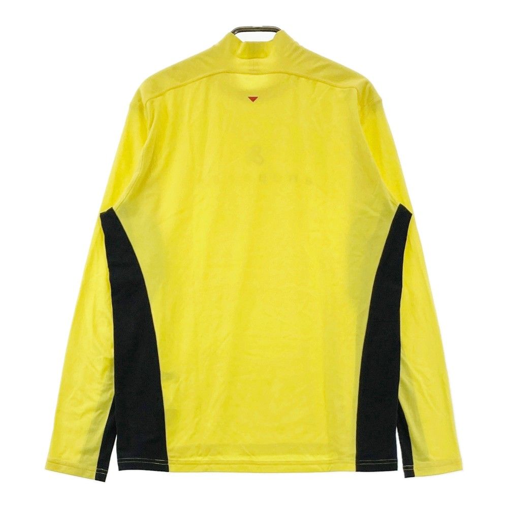 サイズ：LL AND PER SE アンパスィ 2024年モデル ハイネック 長袖Tシャツ ロゴ総柄 イエロー系 [240101461935] ゴルフウェア レディース ストスト 1-240101245588-m-01-pl.jpg