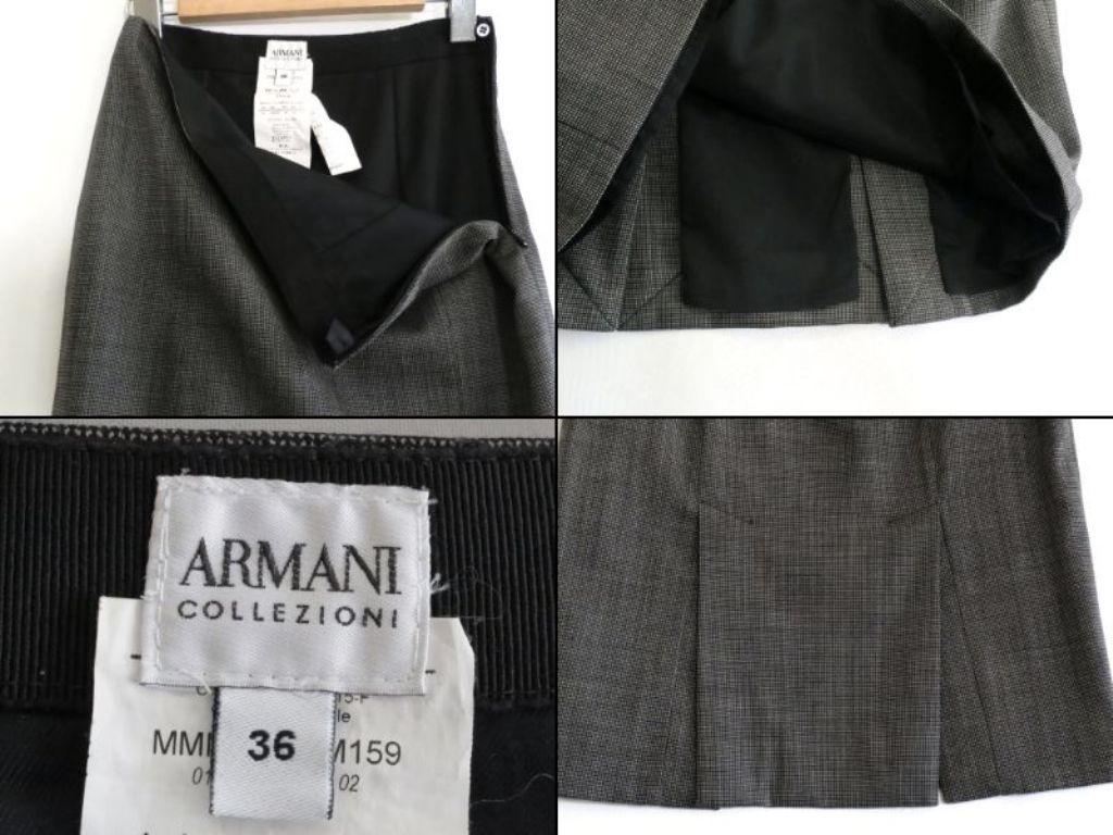 EPOCA スーツセットアップ　ノーカラージャケット　スカート　ブラック EPOCA スーツセットアップ ノーカラージャケット スカート ブラック