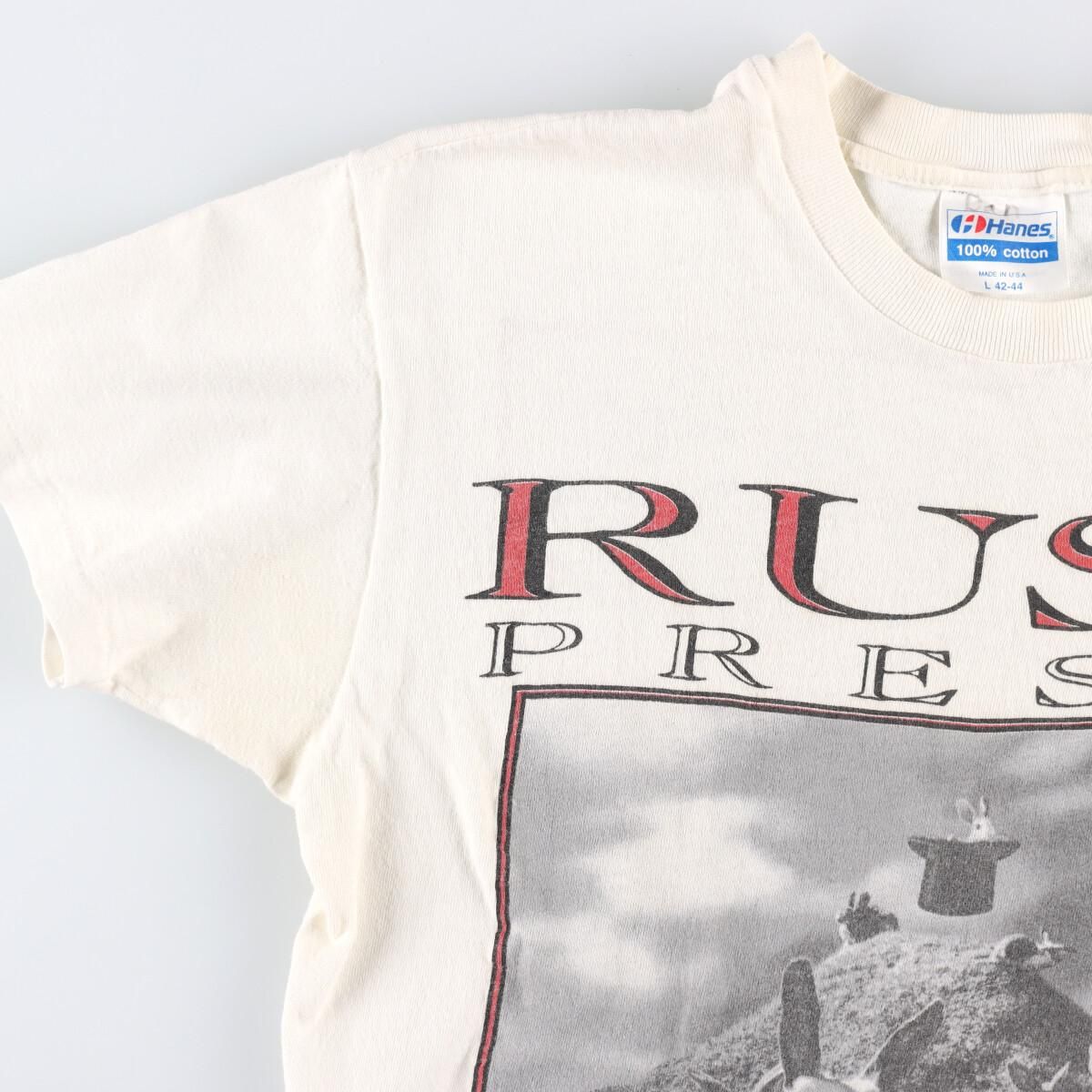 古着 90年代 ヘインズ Hanes RUSH ラッシュ PRESTO TOUR ツアー バンド 