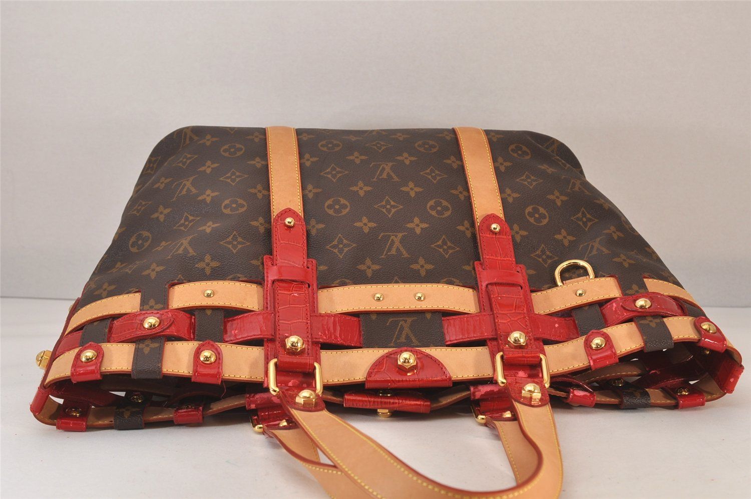 LOUIS VUITTON ルイヴィトン モノグラム ルビー サリナ MM