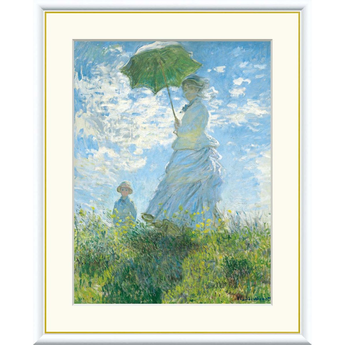 モネ モネ『散歩、日傘をさした女性』複製画 ⁠ 散歩、日傘をさす女性