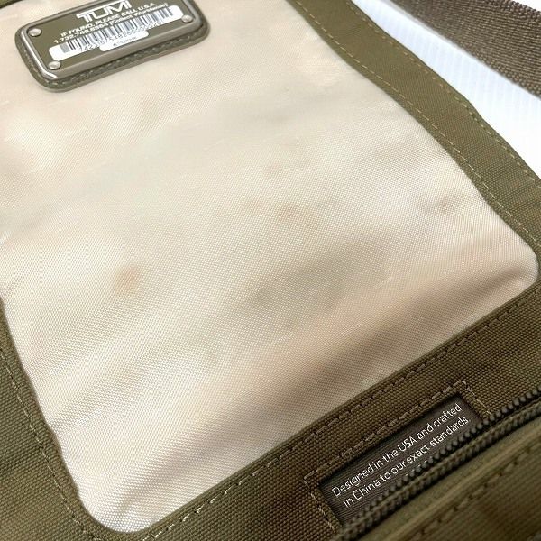 anb トゥミ TUMI ショルダーバッグ カーキ 6110 KHK メンズ 951226