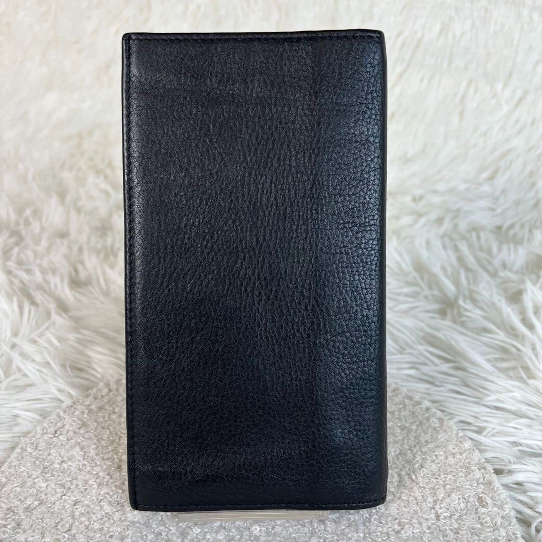 GIORGIO ARMANI 長財布 レザー ブラック イタリア製 エンポリオ GIORGIO ARMANI 長財布 レザー ブラック イタリア製 エンポリオ
