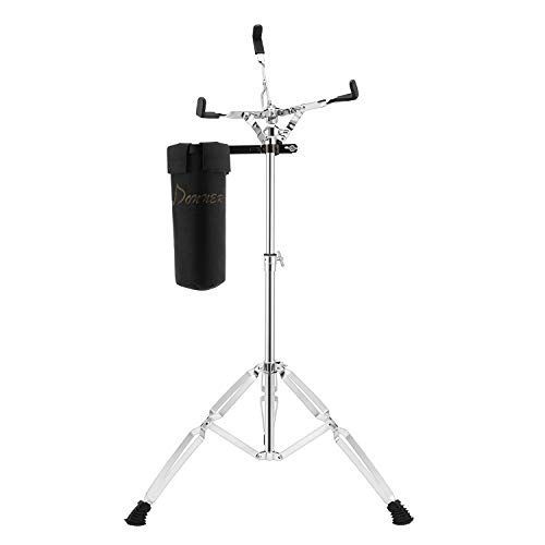 高さ66cm-101cm Donner スネアスタンド ドラムスタンド 10＂ - 14＂対応 スティックホルダー付 メタル製 高さ調整高さ66cm-101cm