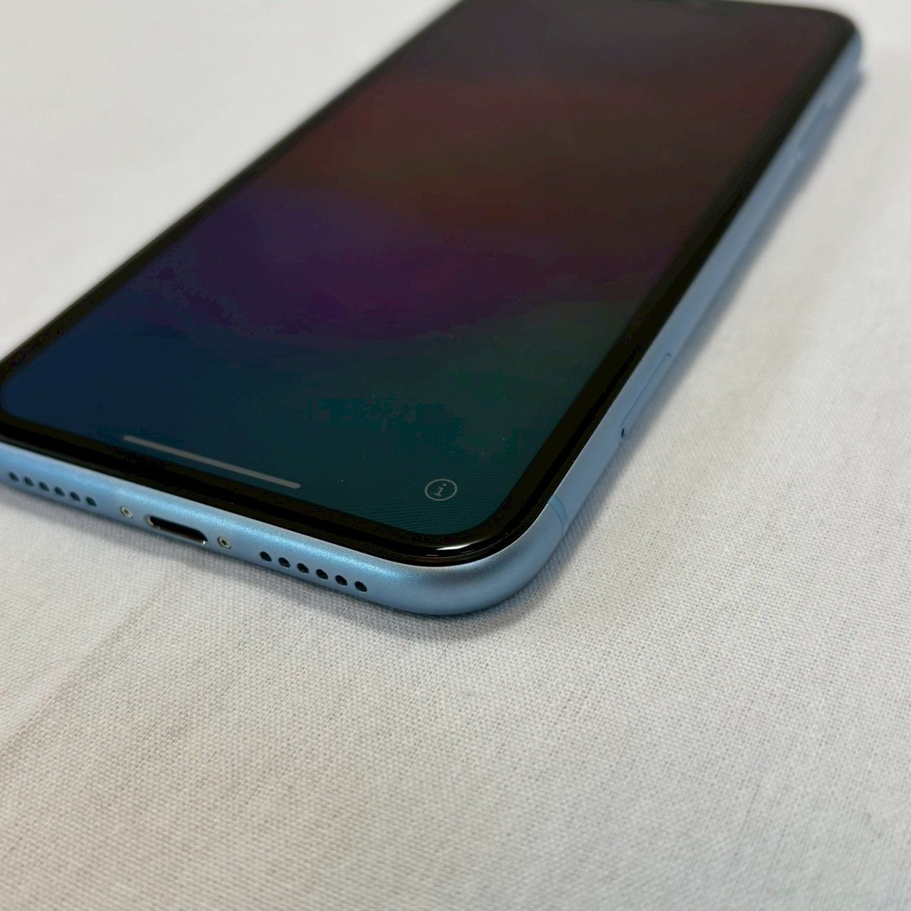美品】【即使用可】iPhone XR ブルー 64GB バッテリー81％/No,414