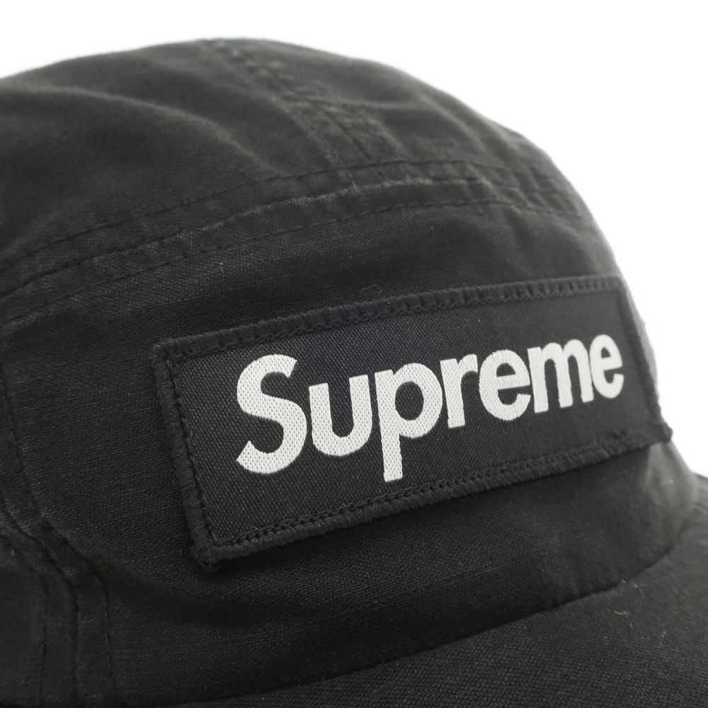 【中古】シュプリーム Supreme 2024年春夏 Washed Chino Twill Camp Cap キャップ ブラック【サイズONE　SIZE（58cm）】【メンズ】 中古】シュプリーム Supreme 2024年春夏 Washed Chino Twill Camp Cap