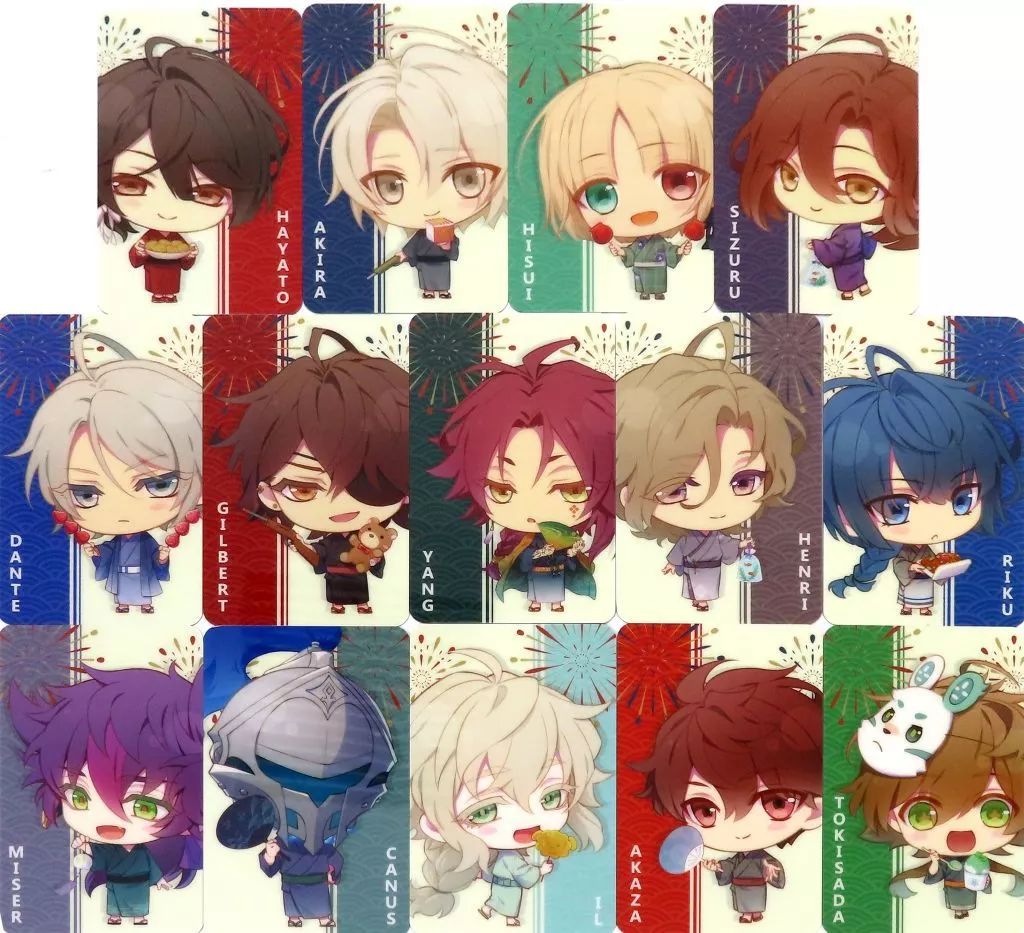 中古】キャラカード 集合 コレクションカードセット 「オトメイト