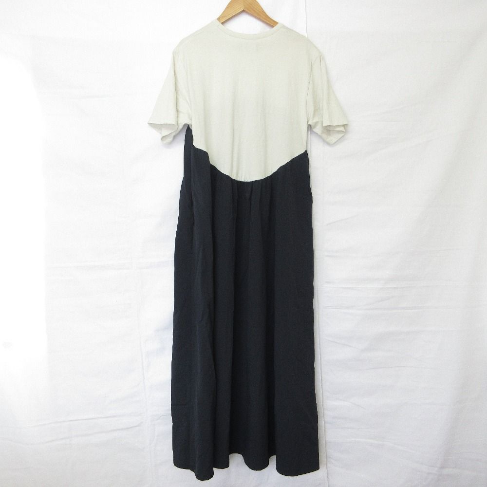 SINME シンメ バイ Tシャツワンピース S22SS-11 サイズF ネイビー ホワイト レディース 古着