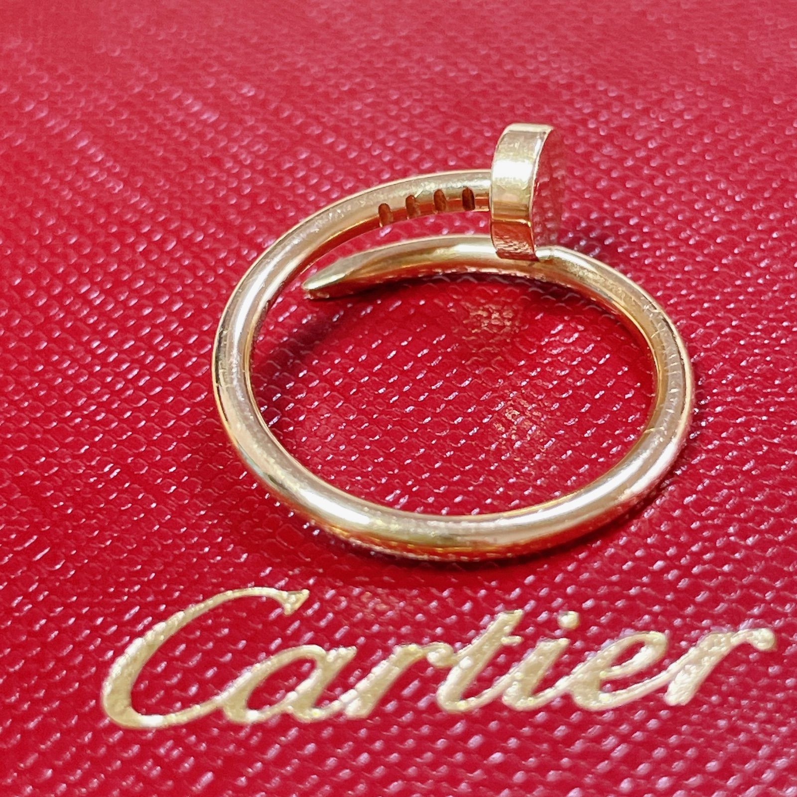 K18 Cartier カルティエ ジュストンアンクル リング