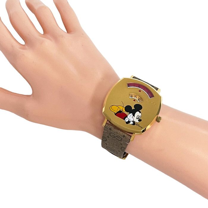 グッチ 腕時計 グリップウォッチ ディズニーコラボ  157.4