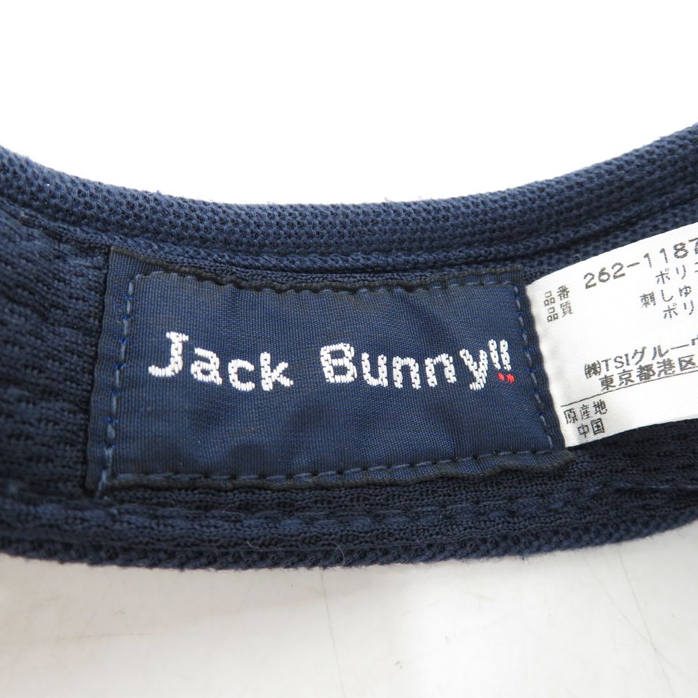 JACK BUNNY ジャックバニー  サンバイザー  ネイビー系 FR [240101204701] ゴルフウェア ストスト