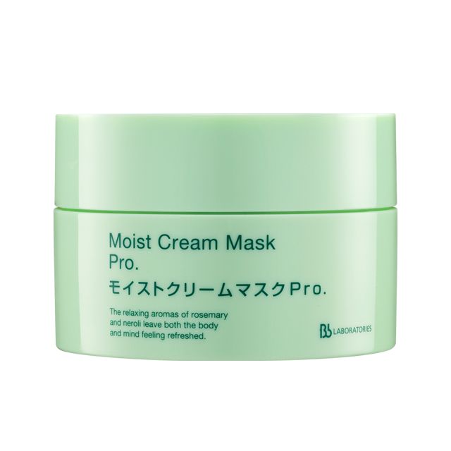 【ビービーラボラトリーズ　モイストクリーム マスク Pro.】洗い流すクリームマスク　スパチュラ付き　175g　Bb LABORATORIES　復活草　美白　保湿　パック　新品未使用