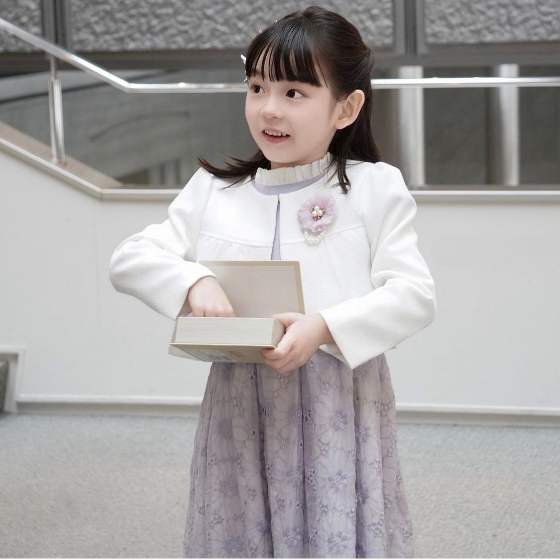 フォーマルドレス 120 女の子 入学式 紫 ラベンダー 卒園式 入学式