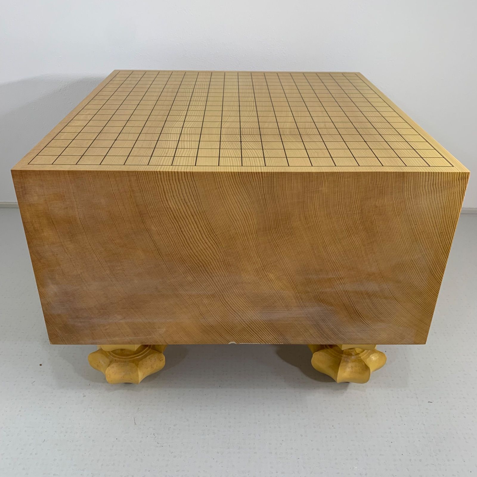 本榧碁盤？ 極厚 本榧？ 碁盤 脚付 へそ有り 音受け - メルカリ