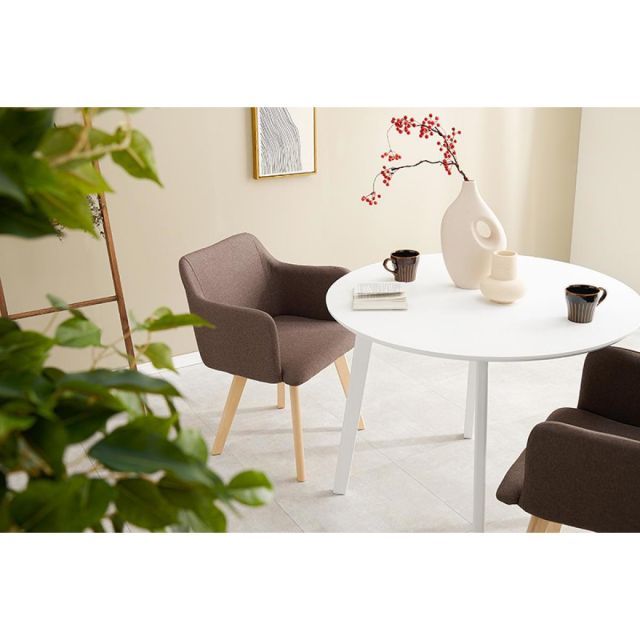 萩原 Hagihara SH-8640WH-23BR-3S ダイニング３点セット 新生活 インテリア 家具おしゃれ MARWIL-DEMENAGEMENTS_CH