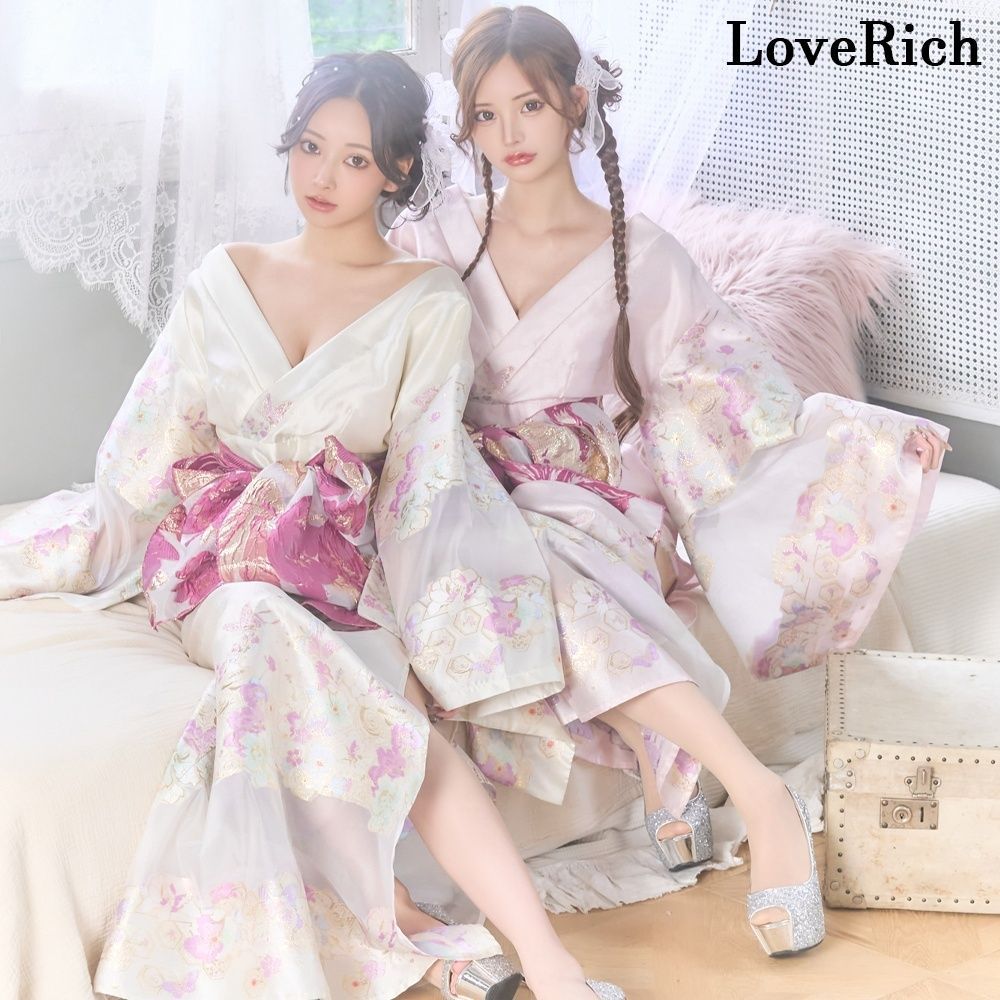 ラブリッチ　花魁　コスプレ LoveRich] ラブリッチ 【高級ライン】【2カラー/2点セット】 花