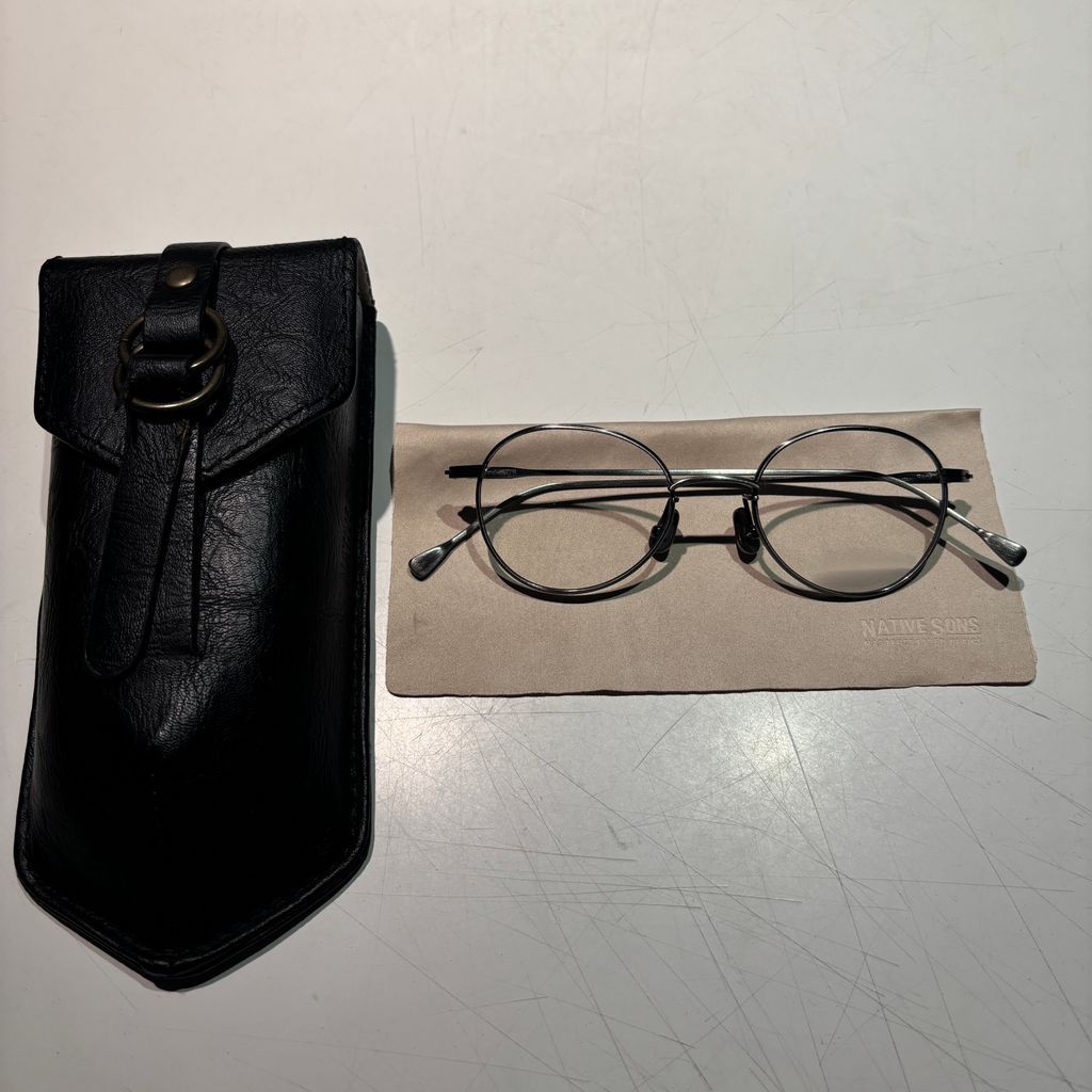 Native Sons ネイティブサンズ Winston OʼB メガネ 眼鏡 シルバー