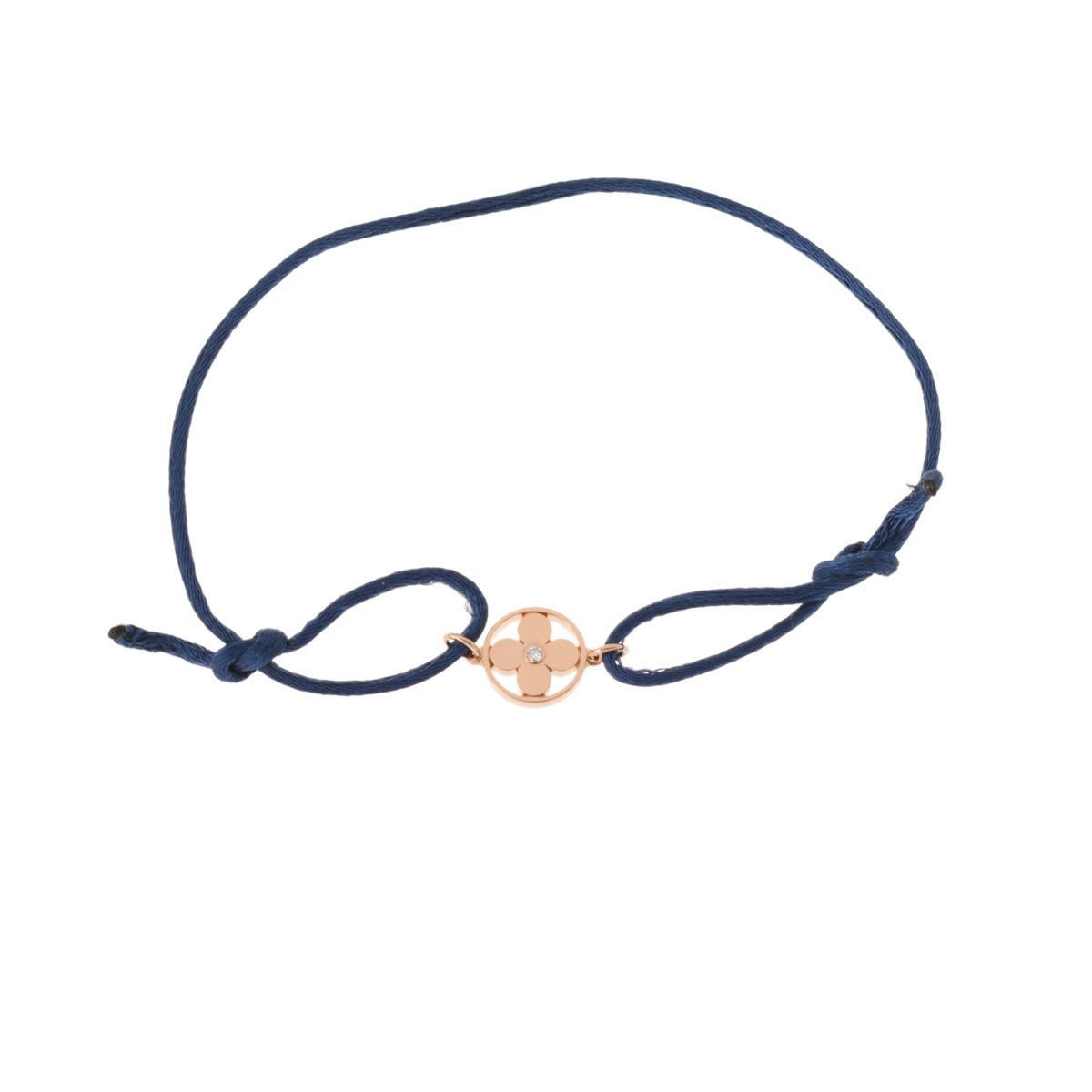 ルイヴィトン ブラスレ コルドゥ サン イディール 1Pダイヤ  ゴールド/青  -  レディース K18イエローゴールド  ブレスレット ルイヴィトン ブラスレ コルドゥ サン イディール 1Pダイヤ ブレスレ