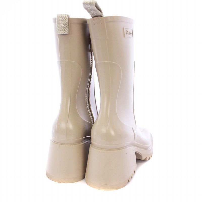 クロエ CHLOE BETTY ベティ レインブーツ 長靴 ラバー 37