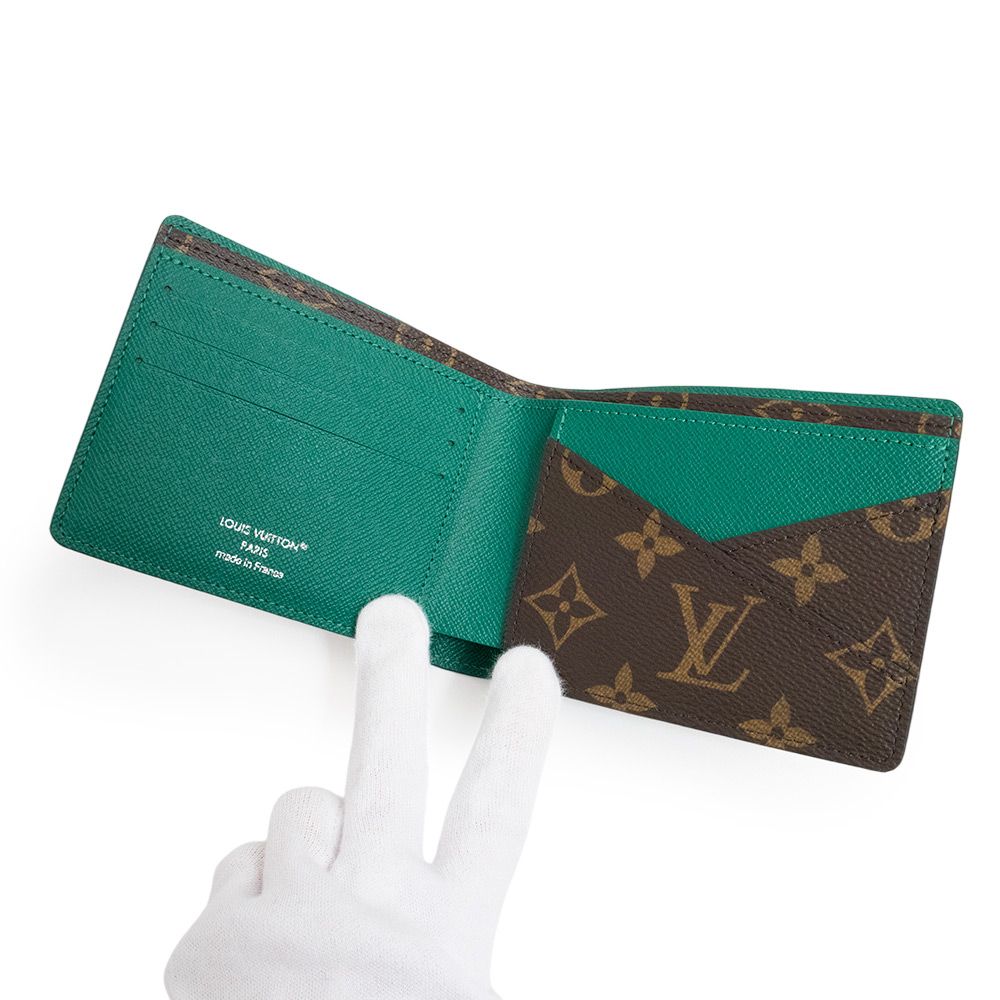 【希少カラー】ルイヴィトン ポルトフォイユ ミュルティプル 二つ折り財布 ポルトフォイユ・ミュルティプル ルイヴィトン 二つ折り財布