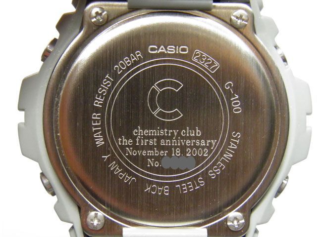 CASIO(カシオ)G-SHOCK(ジーショック) G-100 chemistry club限定