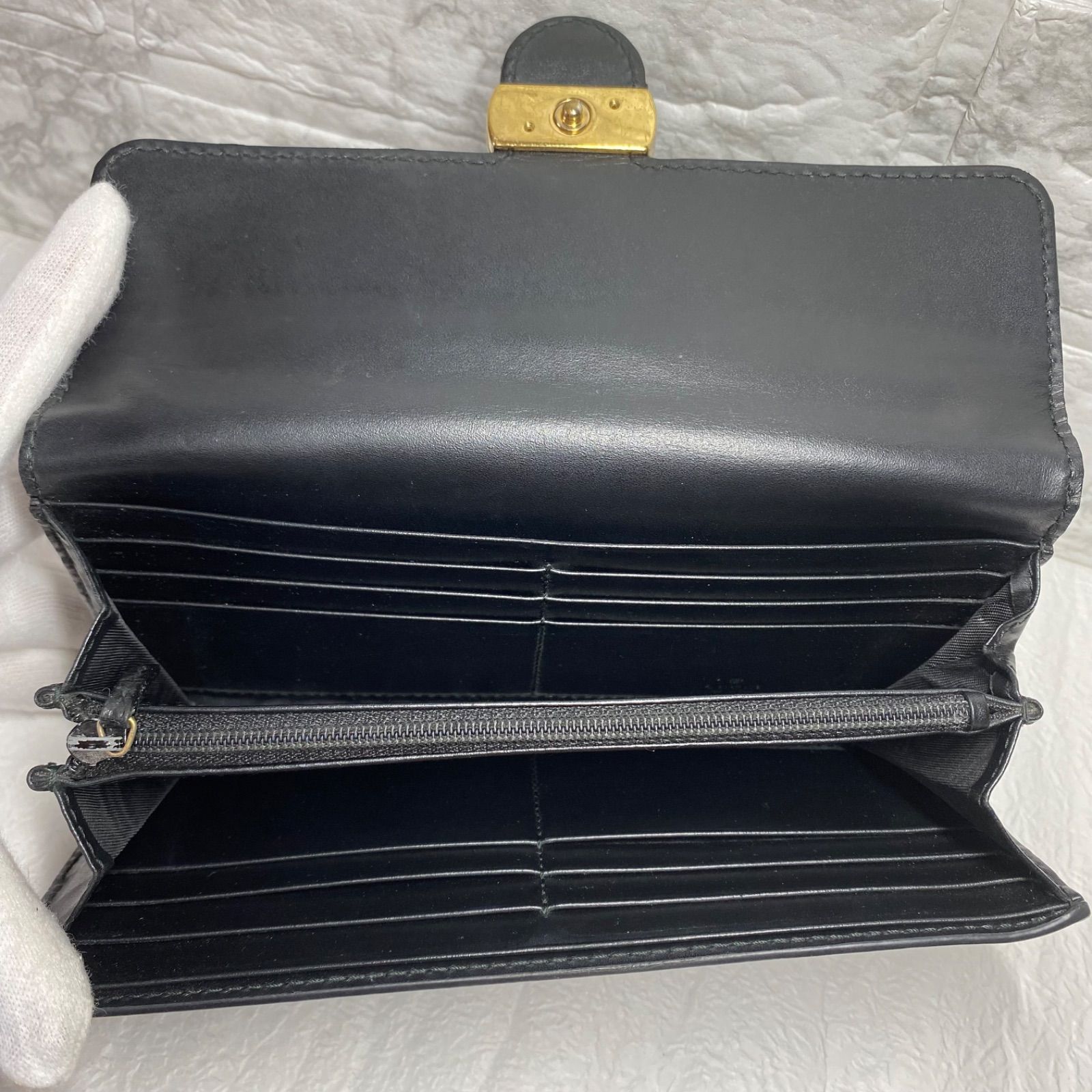 美品】グッチ 長財布 ラウンドファスナー インプリメ GG