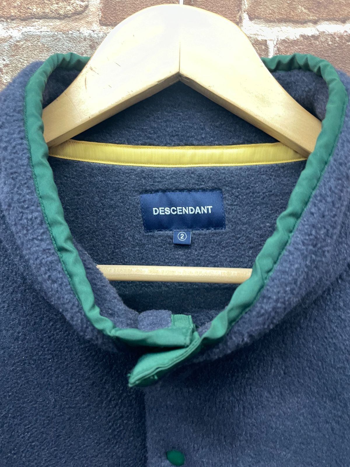 DESCENDANT HUMMING FLEECE 2 フリース スナップT DESCENDANT