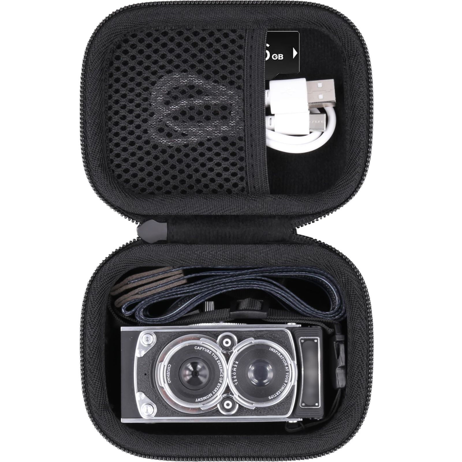 人気商品】（ケースのみ）CHUZHAO ヴィンテージミニデジタルカメラ