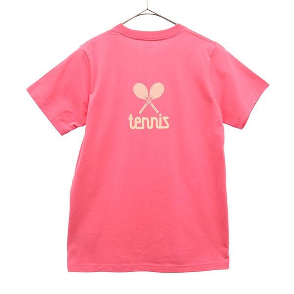 エックスガール プリント 半袖 Tシャツ 2 ピンク X-girl テニス