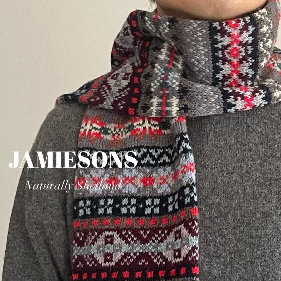 JAMIESON'S / UNITED ARROWS展開品 シェットランドウール フェアアイル