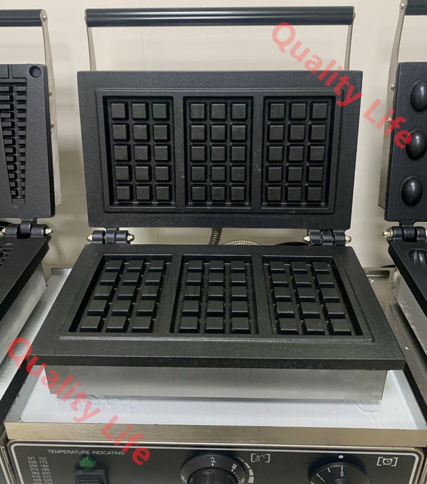 電気 スティックワッフル マシン ワッフルメーカー 3個焼き 単相 100V|業務用|飲食店|店舗用品