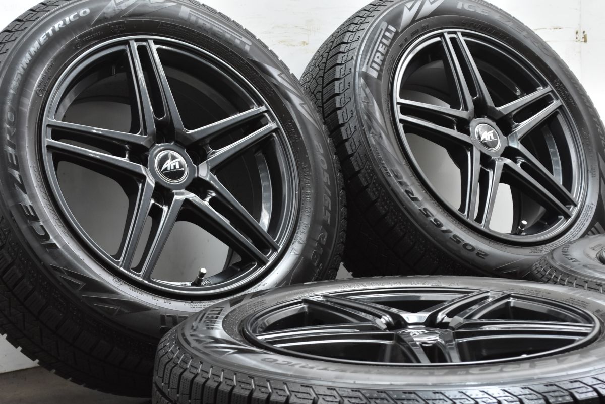 AFT ZINC 16in 7J 48 PCD112 アイスゼロアシンメトリコ 205|65R16 BMW MINI F60 ミニクロスオーバー U06 2シリーズ ツアラー